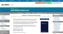 Desktop Screenshot of edoriumjournalofgastroenterology.com